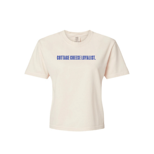 Cottage Cheese Loyalist Cropped T-Shirt