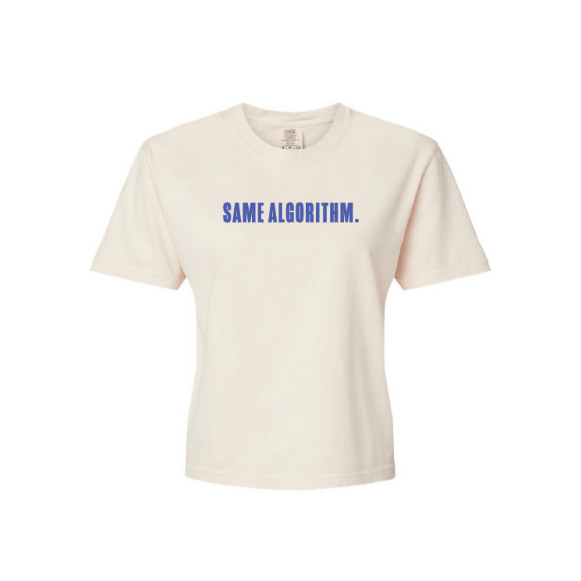 Same Algorithm Cropped T-Shirt