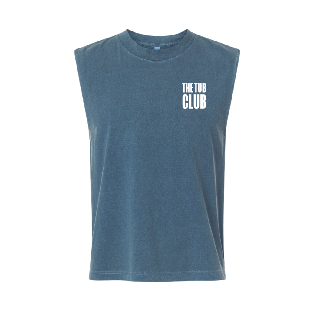 Unisex Tub Club Muscle Tank Top - Faded Navy